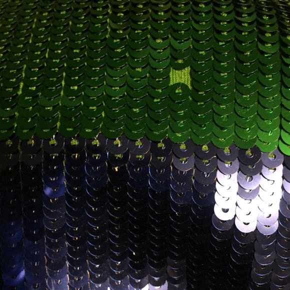 Michael Michael Kors Rainbow Striped Sequined Dress - Picture 14 of 16